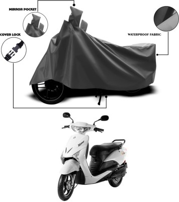 SEBONGO Waterproof Two Wheeler Cover for Indus(Yo Xplor, Grey)