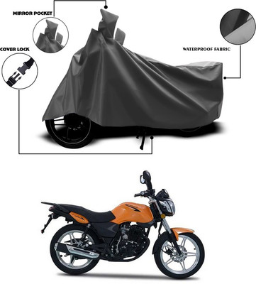 SEBONGO Waterproof Two Wheeler Cover for Universal For Bike(Grey)