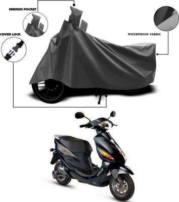 ANTHUB Waterproof Two Wheeler Cover for Hero(Electric Cruz, Grey)