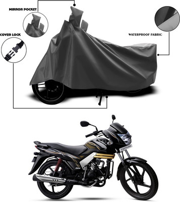 SEBONGO Waterproof Two Wheeler Cover for Mahindra(Centuro, Grey)