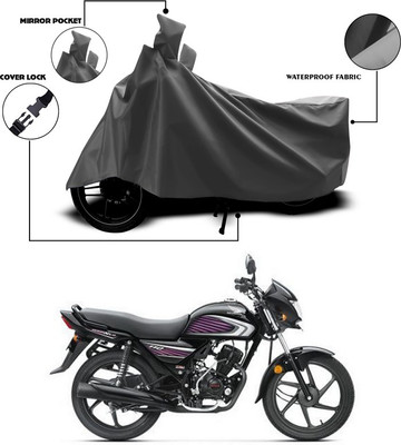ANTHUB Waterproof Two Wheeler Cover for Honda(Dream Neo, Grey, Grey)