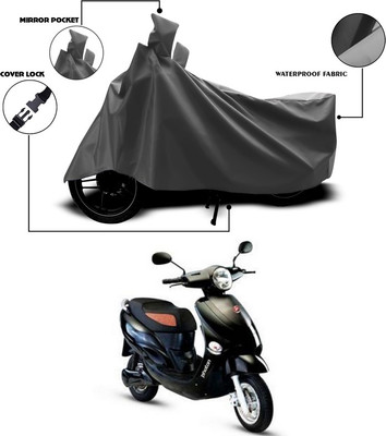 ANTHUB Waterproof Two Wheeler Cover for Hero(Electric Photon, Grey)