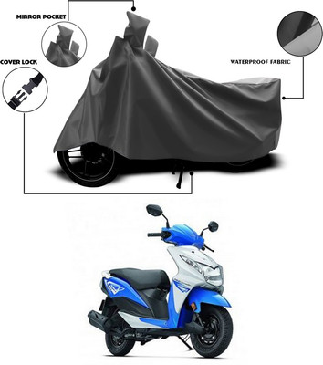 ANTHUB Waterproof Two Wheeler Cover for Honda(Dio, Grey)