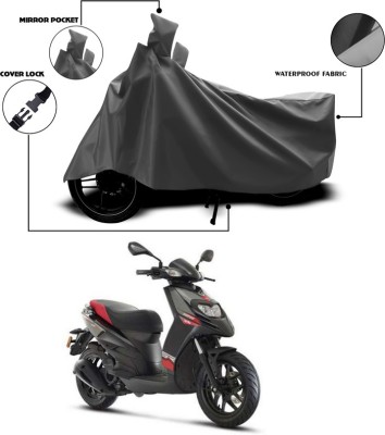 SEBONGO Waterproof Two Wheeler Cover for Aprilia(Storm 125, Grey)