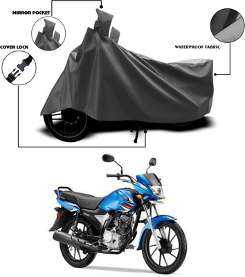 SEBONGO Waterproof Two Wheeler Cover for Yamaha(Saluto RX, Grey)