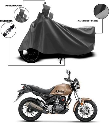 SEBONGO Waterproof Two Wheeler Cover for Hero(Xpulse 200T, Grey)