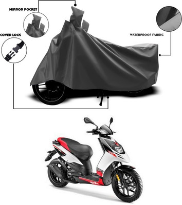 ANTHUB Waterproof Two Wheeler Cover for Aprilia(SR 150, Grey)