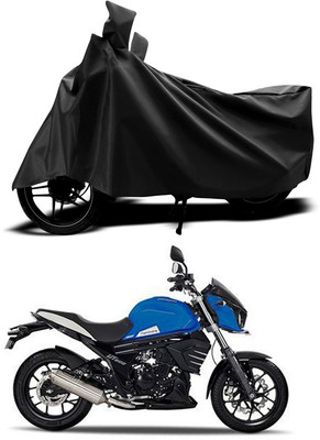 ANTHUB Two Wheeler Cover for Mahindra(Black)