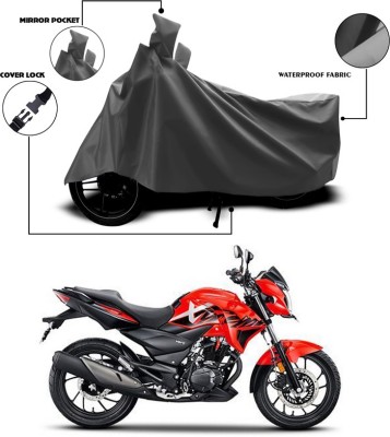 SEBONGO Waterproof Two Wheeler Cover for Hero(Xtreme 200R, Grey)