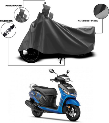 ANTHUB Waterproof Two Wheeler Cover for Yamaha(Alpha, Grey)
