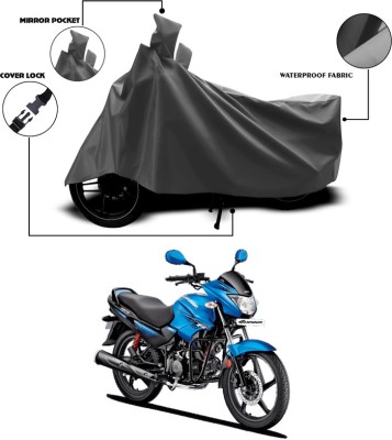 ANTHUB Waterproof Two Wheeler Cover for Hero(Glamour Programmed FI, Grey)