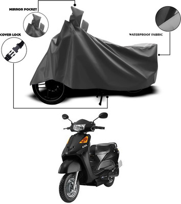 SEBONGO Waterproof Two Wheeler Cover for Indus(Yo EXL, Grey)
