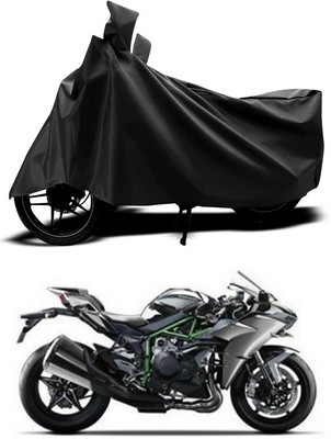 ANTHUB Two Wheeler Cover for Kawasaki(Black)