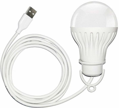 icall Presenting USB LED Bulb 5Watt 6Volts Bright Light Reading Lamp for Outdoor Camping Used with Any Laptop, PC, Power Bank & Smart Phone USB BULB Led Light(White)