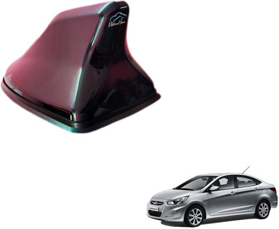 WolkomHome High performance Shark Fin Antenna Black color Car FM Radio Signal Aerials for Verna Sfin_Black_rna Satellite Vehicle Antenna