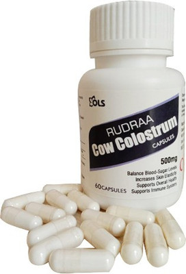 Rudraa COW COLOSTRUM 500mg IMPROVE METABOLISM AND BOOST IMMUNITY(60 Tablets)