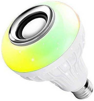 NKL Led Bluetooth Speaker Music Light Bulb Colorful Lamp with Remote Control for Home, Party 5 W Bluetooth Speaker 5 W Bluetooth Speaker(Multicolor, Mono Channel)