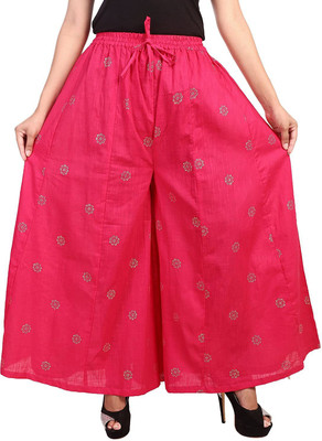 NOBHOB Regular Fit Women Pink Trousers