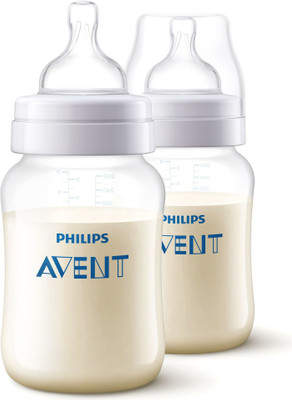 Philips Avent SCF813/11 ANTI-COLIC BOTTLE WITH AIR VENT 1M+ - 260 ml(CLEAR)