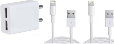 HelloX 12 W 2.4 A Wall Charger for Mobile with Detachable Cable(White, Cable Included)