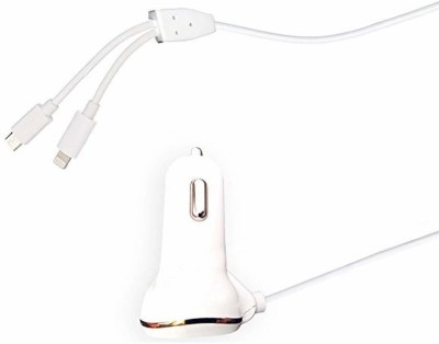 MMAK 15.5 W Turbo Car Charger(White)