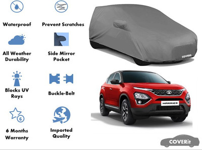 Coverit Car Cover For Tata Harrier (With Mirror Pockets)(Grey)