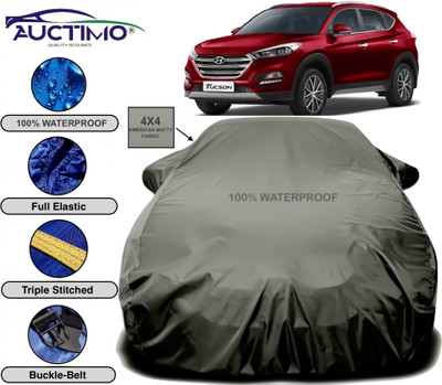 AUCTIMO Car Cover For Chevrolet UVA (With Mirror Pockets)(Green)