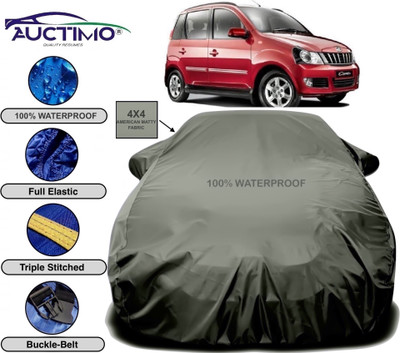 AUCTIMO Car Cover For Mahindra Quanto (With Mirror Pockets)(Green)