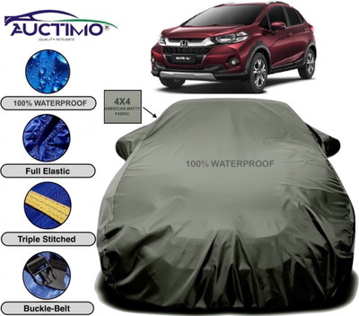 AUCTIMO Car Cover For Honda WR-V (With Mirror Pockets)(Green)