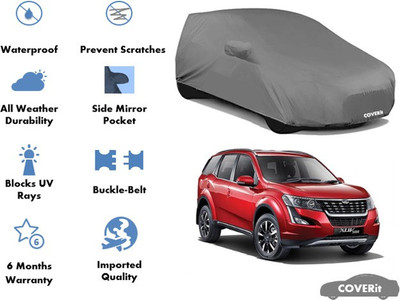 Coverit Car Cover For Mahindra XUV 500 (With Mirror Pockets)(Grey)