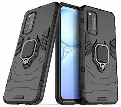 Bonqo Back Cover for Vivo V19(Black, Shock Proof, Silicon, Pack of: 1)