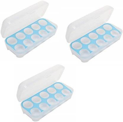 AadyaShoppings Plastic Egg Container  - 10 ml(Pack of 3, Multicolor)