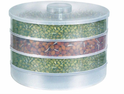 FIVANIO Plastic Sprout Maker  - 2000 ml(Clear)