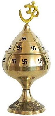 Akshayshree Sales Gold Plated Table Diya(Height: 3.5 inch)