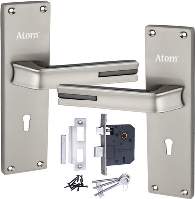 ATOM Zinc Alloy Matte Handlesets(Silver)