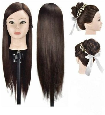 DELUXE saloon use dummy for styling and practice dummy with stand hair extention Hair Extension