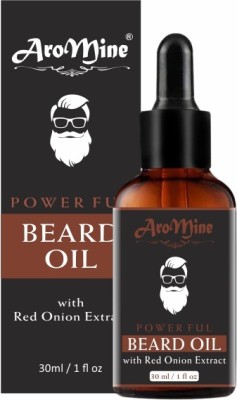 AroMine Supreme Quality Beard Growth Oil With Advanced Formula Based- Hair Oil(30 ml)