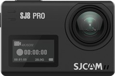 SJCAM SJ8 Pro Native 4K 60fps Wifi Action Camera 2.33" IPS Retina Display Type C Port Waterproof - Black Full Set Sports and Action Camera(Black, 12 MP)