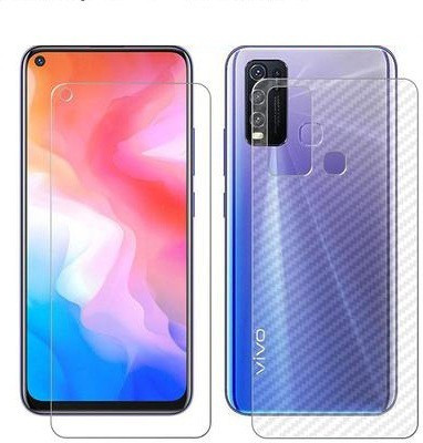 RUNEECH Front and Back Screen Guard for VIVO Y50(Pack of 2)