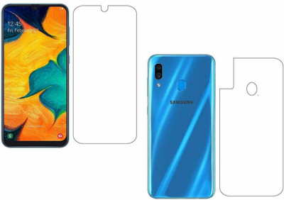RUNEECH Front and Back Screen Guard for SAMSUNG GALAXY A30(Pack of 2)