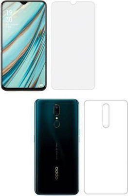 RUNEECH Front and Back Screen Guard for OPPO A9(Pack of 2)