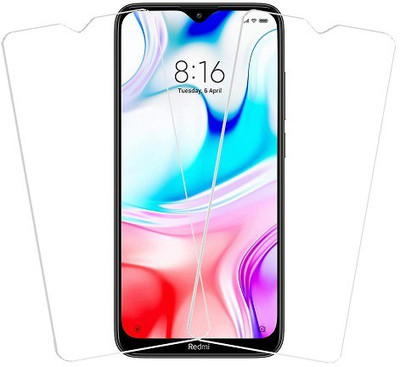 KARTRAY Tempered Glass Guard for Mi Redmi 8(Pack of 2)