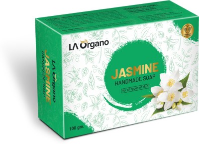 LA Organo Jasmine Handmade Natural Bath Bar Soap(100 g)