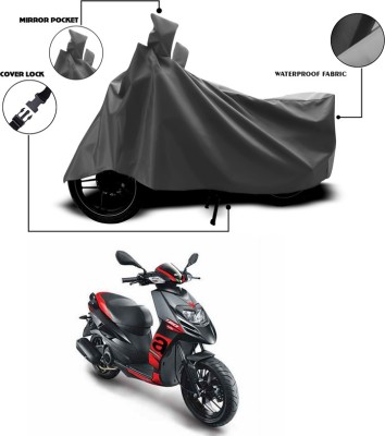 ANTHUB Waterproof Two Wheeler Cover for Aprilia(SR 150, Grey)