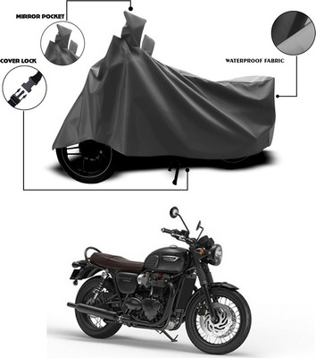 ANTHUB Waterproof Two Wheeler Cover for Triumph(Grey, Grey)