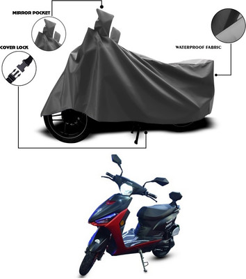 SEBONGO Waterproof Two Wheeler Cover for Avon(Grey)