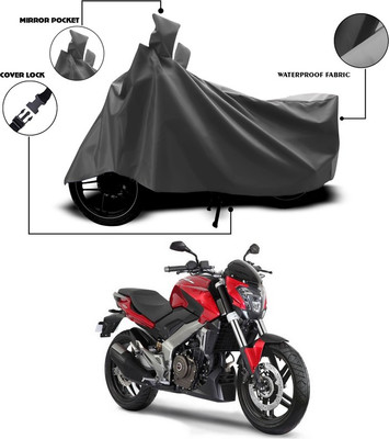 SEBONGO Waterproof Two Wheeler Cover for Bajaj(Pulsar, Grey)