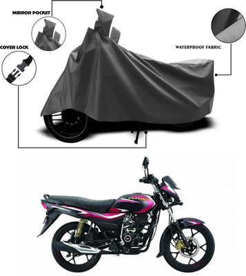 ANTHUB Waterproof Two Wheeler Cover for Bajaj(Platina 110 H-Gear, Grey)