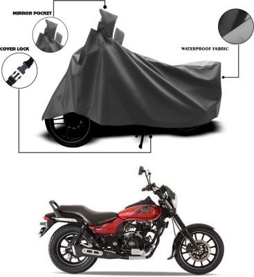 SEBONGO Waterproof Two Wheeler Cover for Bajaj(Avenger 180 Street, Grey)