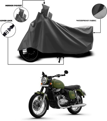 SEBONGO Waterproof Two Wheeler Cover for Universal For Bike(Grey)